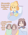 Isabelle and Digby meme by PorlDraws