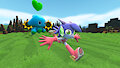 Sonic Fankids: Sash Azure by galestar01