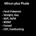 Minun plus Plusle by bullubullu