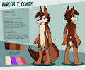 [C] Marlon T. Coyote - ref sheet by JAMEArts