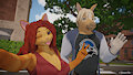 Dana and Elliot by SummaPaw