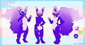 Reference sheet for Roo (SFW)