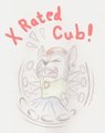 My New Cub Warning  by Azirik