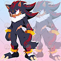 Au werehog redesign by BlackArmsWerehogShadow