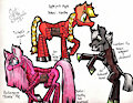 My Little Monsters: Pinkie, AJ, and Limestone by xOutoftheShadows13x