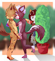 Hunter & Pux in: Skunkentines Day [Gift Art] by Pux