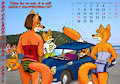 Fox Calendar 2025 - April by Micke
