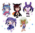 Chibis and minis by Kipaki