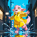 Splashy kobold by Minibit