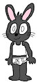 Gerald Rabbit in his Underwear by CaribbeanForever1