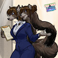 KWIK-I No.150: Sabrina, CEO - for Sabrina-taur by larru