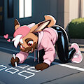 Drawing on the sidewalk