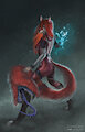I'm A Nightmare For You - By Azulg Arts by Darkflamewolf