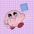 Kirby w/ ice cube by Lokifan20