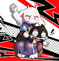 Commission - Toriel spanking Morgana by LKIWS