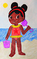 A Neighbor on the Beach by MrRoseLizard