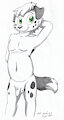A Naked Pup by SilverSimba01