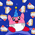 Baby Kirby's Cake Space by DanielMania123