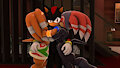 Two echidnas fall in love with the ultimate life form