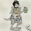 Old Scruffy Diapered Junkyard Dawg 3