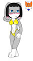 Golden Bikini Bun by Commando672