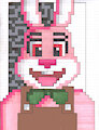 Robbie the rabbit pixel by Boxice