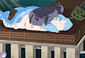 Here for the fish fry (COMMISSION) by HyperChibiAbsol