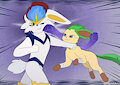 Sparring Session [Commission] by TheNomadicDragon