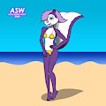 Golden Bikini Fifi by AcidSkunkWolf