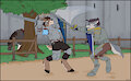 CM: Spars in the Training Yard by revertigo