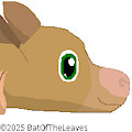 Blast The Bat Pixel Art From His Sister's Art by BatOfTheLeaves