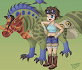 Dinobuddies [COMM] by Itoruna