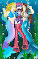 Mermaid Divers [COMM] by balloooondog