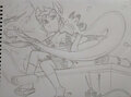Ink Artist Hazumazu Pencil Sketch by Ryess