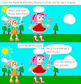 Amy Rose & Cream The Rabbit Meet A Bat OC Comic & Pixel Art by BatOfTheLeaves