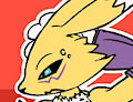 Renamon thinking by DemonSigma