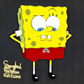 SpongeBob pulling up his Red Swimsuit - E by SergioLH22