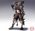 Cinder - Wasteland Mercenary by ottobum