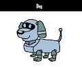 D - Dog Idea #2 Character: Robot Dog (Bounty Hamster) by CaribbeanForever1