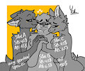 A gentle kiss ych) by TainderStorm