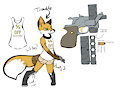 Kit, the half off fox by Merlin