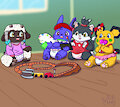 Train Set Fun by HangyakuNeko
