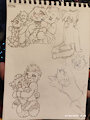 Skecthing lil time (Traditional) by AnOwOtterNPC
