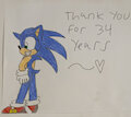 34 Years of Sonic by PrincessShannon