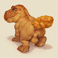 Cheese Filled Dino Nuggie by yisikopato