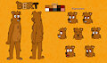 Bert the Grizzly Bear 2025 Reference by BearsFlush