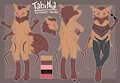 Tabitha Ref Sheet [Commission] by moultvamp