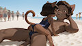 Ivy beach fun by retroruff