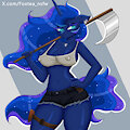 Luna mlp fanart by foxtea