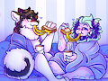Ready a cold day commission (Additional art) by TainderStorm